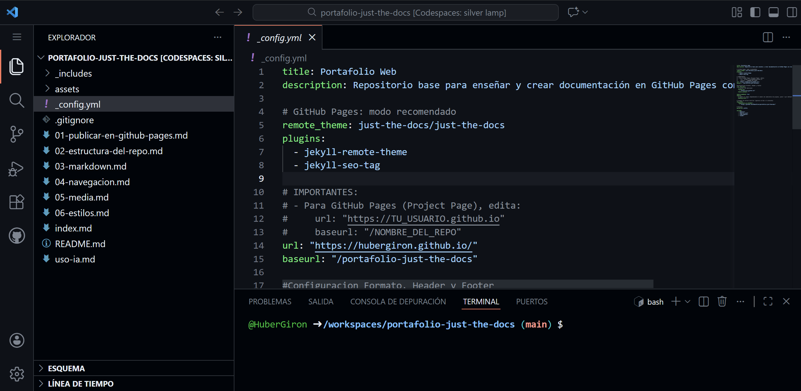 Publicar en GitHub Pages | Wearable