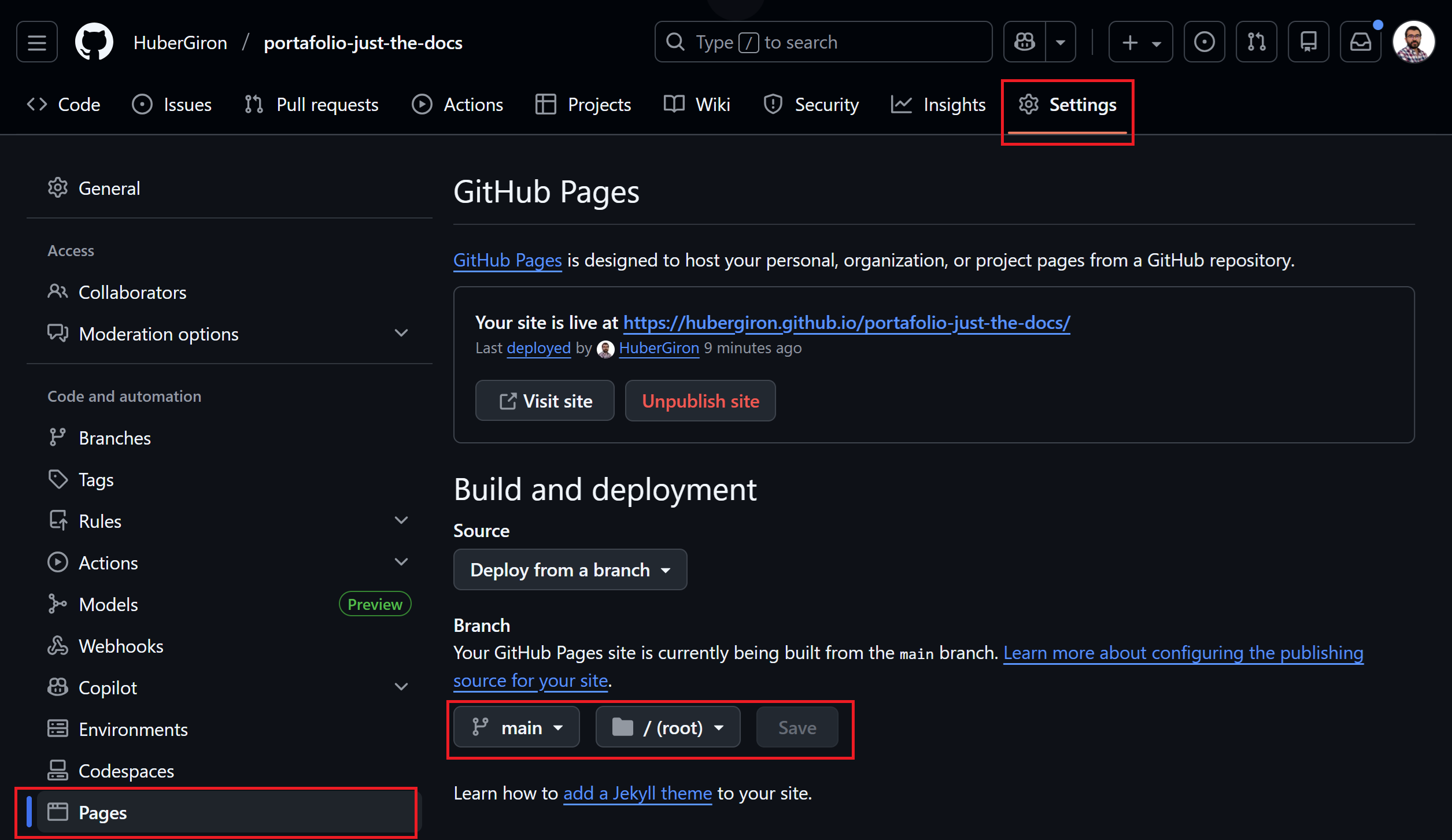 Publicar en GitHub Pages | Wearable
